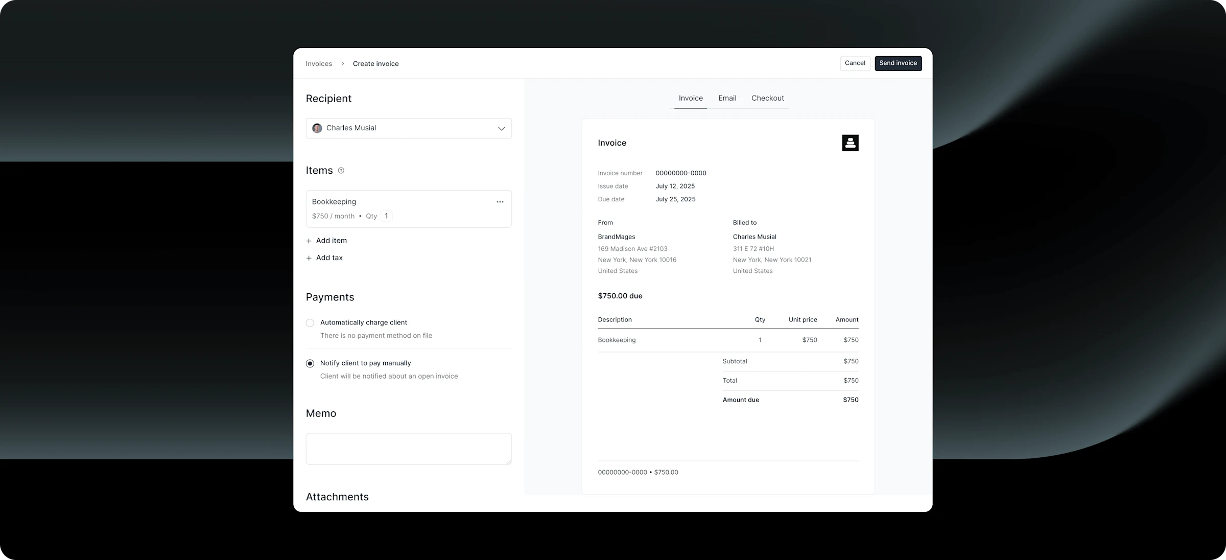 Image asset - Billing - Checkout