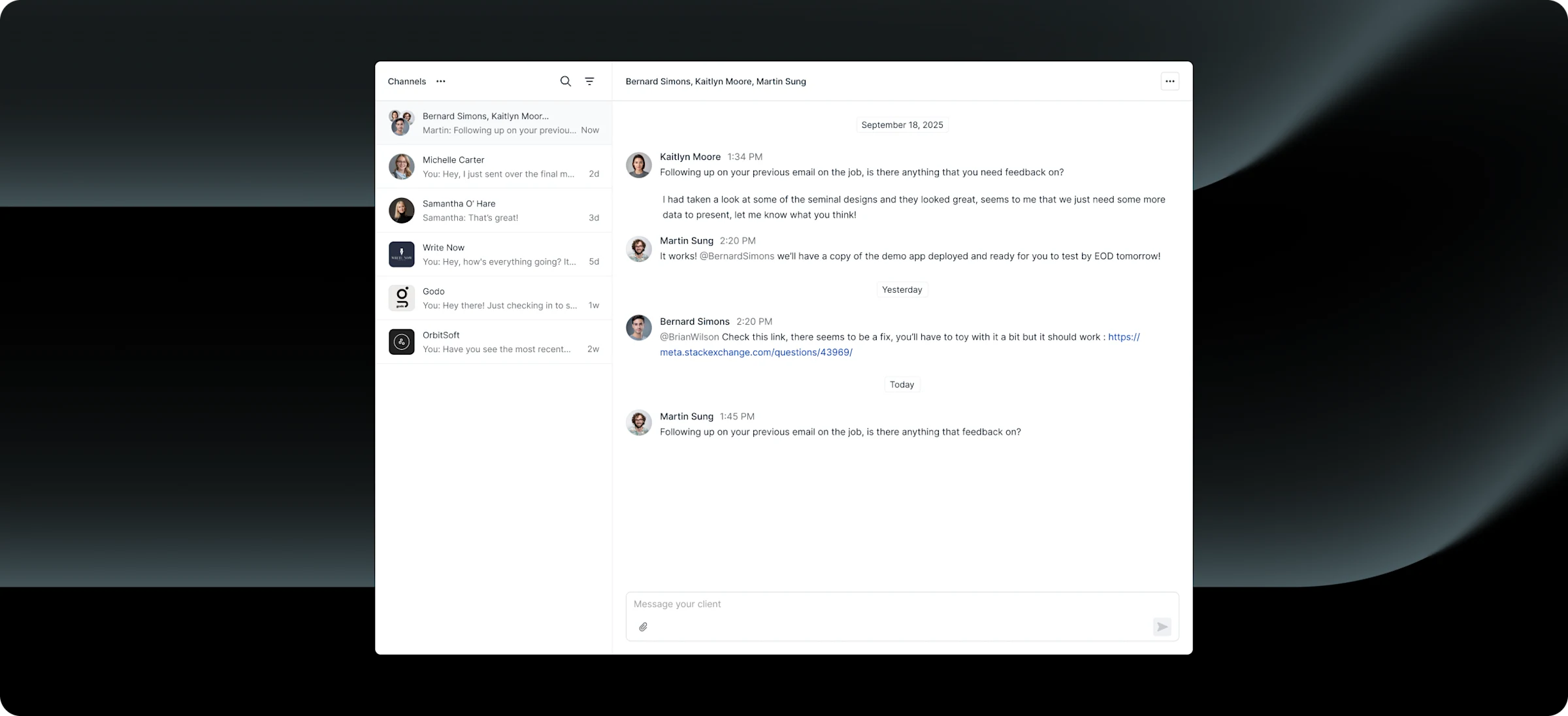 Messaging
