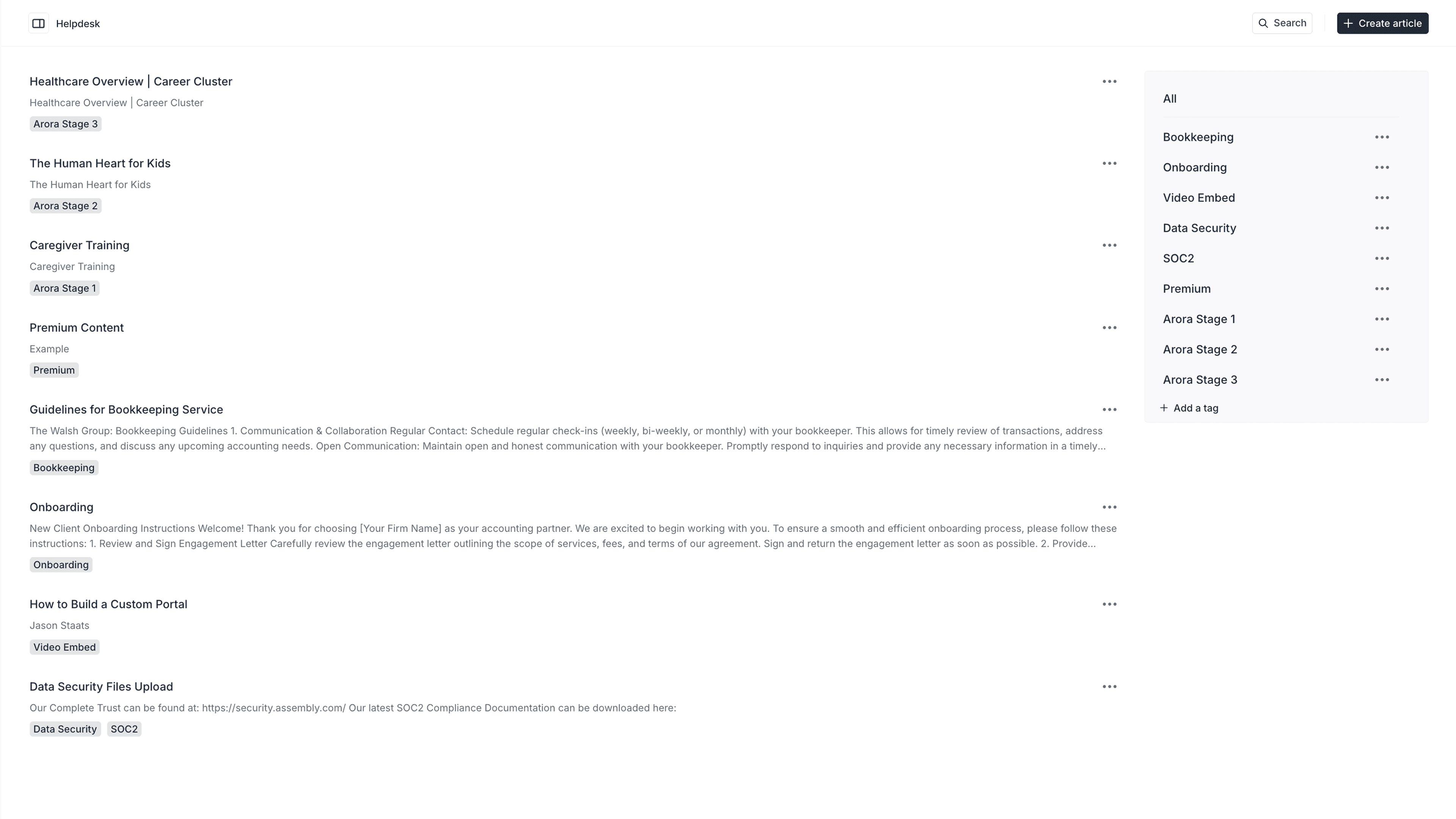 Helpdesk (Deprecated) screenshot