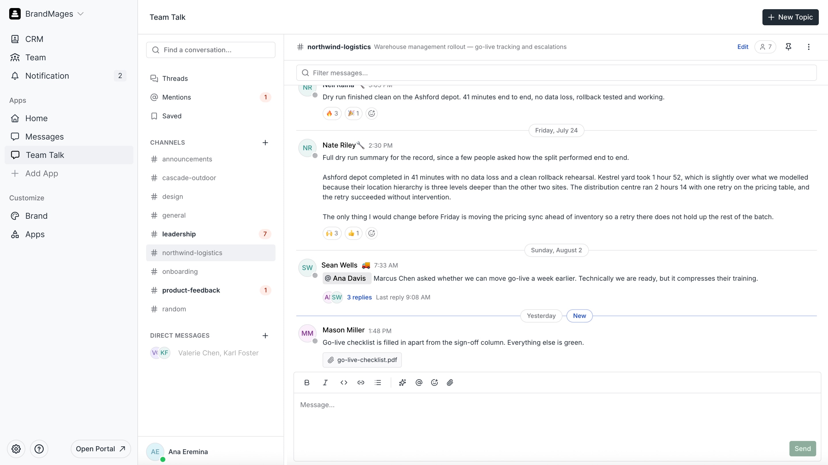 Internal communications preview 1